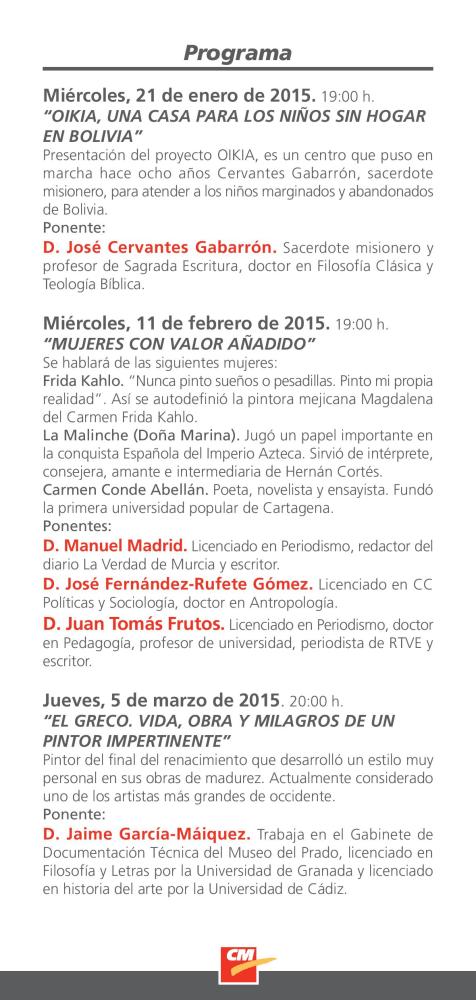 Un viaje al corazón de Frida Kahlo (Conferencia sobre la pintora mexicana en el Centro Cultural Las Claras / Murcia 11-02-2015) (3/3)